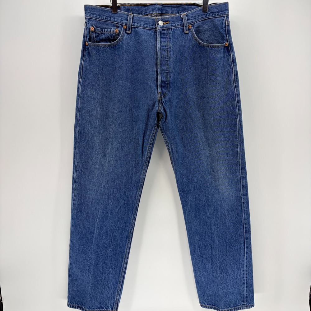 Vintage Levi's 501 XX Straight Leg Button Fly Denim Jeans W40 L34